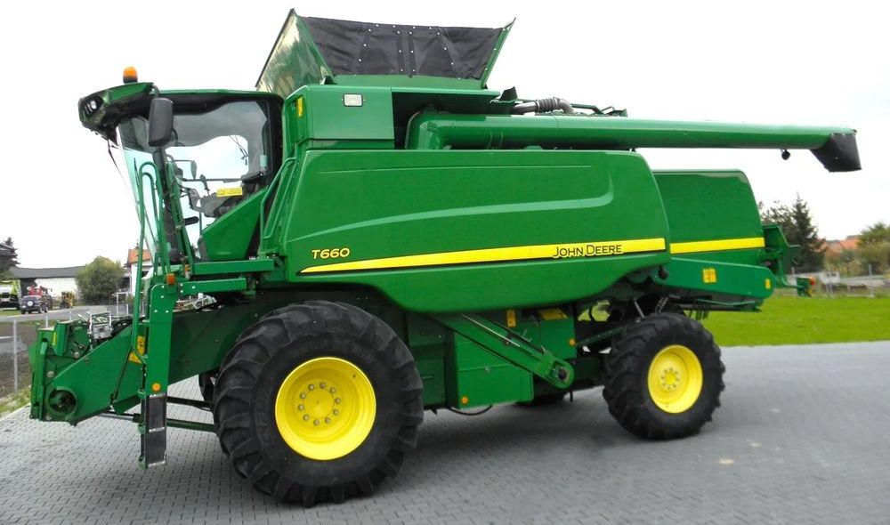 John Deere T660 2014 Rok, heder 7,6m, 2700 mtg na silniku, Najbogatsza Wersja, Nie Malowany, Stan Idealny - حصادة شاملة: صور 3 John Deere T660 2014 Rok, heder 7,6m, 2700 mtg na silniku, Najbogatsza Wersja, Nie Malowany, Stan Idealny - حصادة شاملة: صور 3