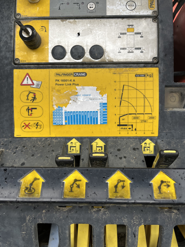قلابات, شاحنة كرين RENAULT Premium Lander 460dxi bibenne grue Palfinger pk16001: صور 11