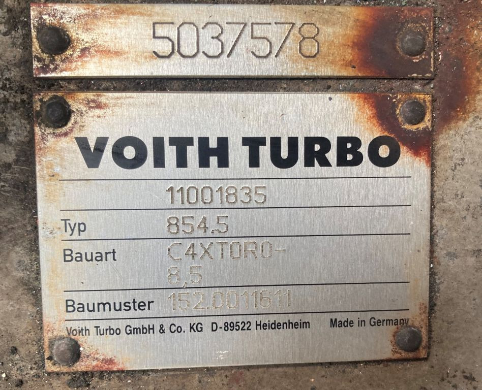 Voith Voith 854.5 C4XT0R0 -8.5E Solaris Van Hool Getriebe 152.0011611 - علبة التروس و قطع الغيار - حافلة: صور 2 Voith Voith 854.5 C4XT0R0 -8.5E Solaris Van Hool Getriebe 152.0011611 - علبة التروس و قطع الغيار - حافلة: صور 2