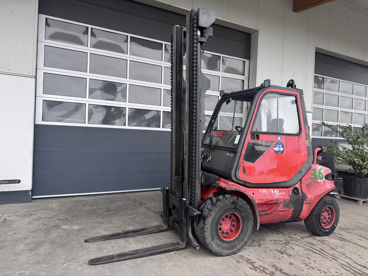 LINDE H 45 D 600 - رافعة شوكية ديزل: صور 2 LINDE H 45 D 600 - رافعة شوكية ديزل: صور 2