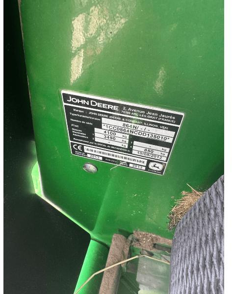 JOHN DEERE 864 - مكبس القش الدائري: صور 5 JOHN DEERE 864 - مكبس القش الدائري: صور 5