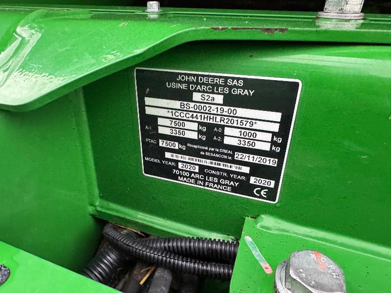معدة تغليف البالات JOHN DEERE C441R: صور 8