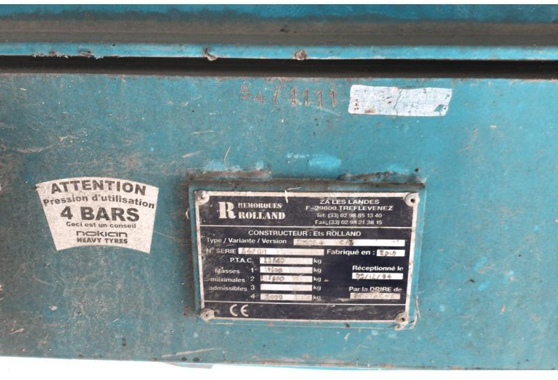 ROLLAND RS6835 - قلابة مقطورة الزراعية: صور 3 ROLLAND RS6835 - قلابة مقطورة الزراعية: صور 3