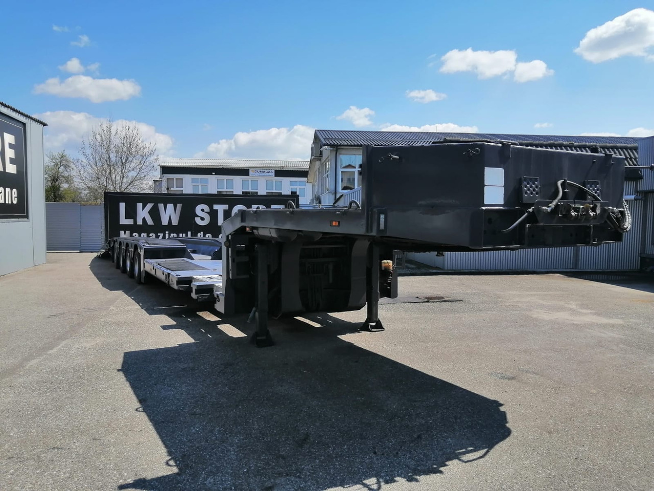Langendorf Trailer-Tiefbett, 4 Axe, 59 to, extension, TOP !!! - عربة مسطحة منخفضة نصف مقطورة: صور 3 Langendorf Trailer-Tiefbett, 4 Axe, 59 to, extension, TOP !!! - عربة مسطحة منخفضة نصف مقطورة: صور 3