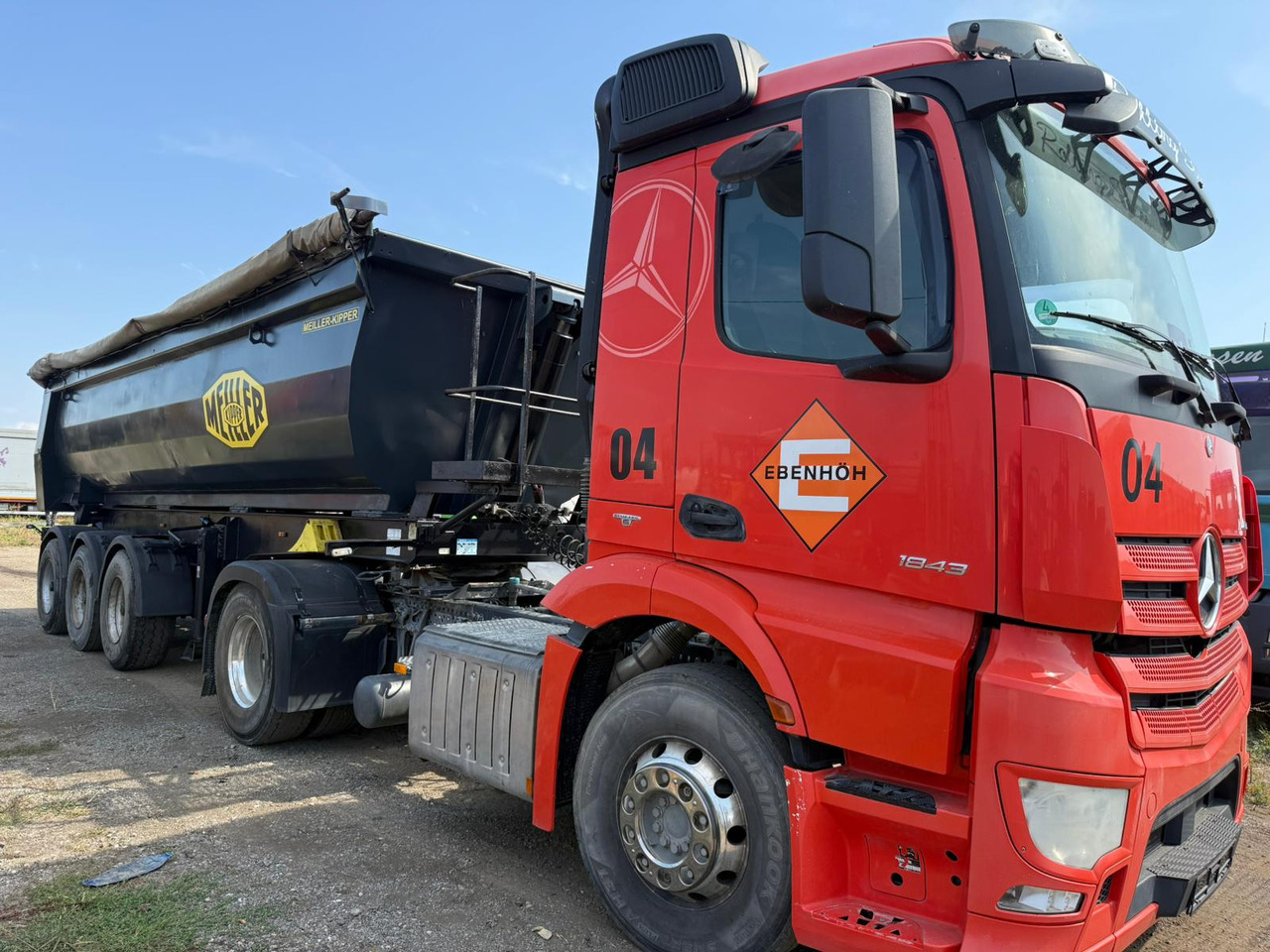 MERCEDES-MEILLER TILTABLE ASSEMBLY - شاحنة جرار, قلابة نصف مقطورة: صور 2 MERCEDES-MEILLER TILTABLE ASSEMBLY - شاحنة جرار, قلابة نصف مقطورة: صور 2