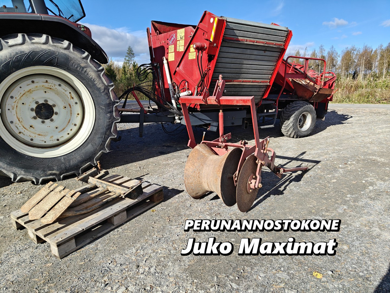 Juko Maximat perunan tai sipulin nostokone Katso video! - حصادة البطاطس: صور 1 Juko Maximat perunan tai sipulin nostokone Katso video! - حصادة البطاطس: صور 1