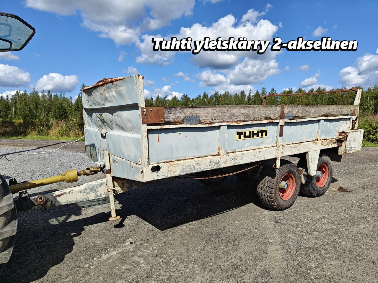 Tuhti yleisperävaunu - telikärry - 8000kg - نثر السماد: صور 1 Tuhti yleisperävaunu - telikärry - 8000kg - نثر السماد: صور 1