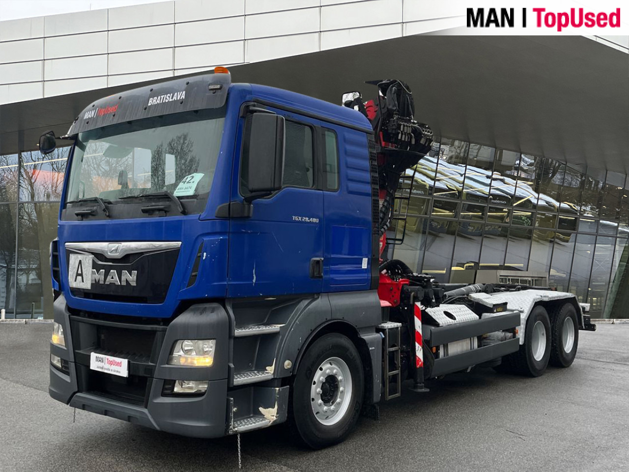 MAN TGX 28.480 6X2-2 BL Euro6 Intarder Klima AHK ZV - شاحنة كرين, شاحنة ذات الخطاف: صور 1 MAN TGX 28.480 6X2-2 BL Euro6 Intarder Klima AHK ZV - شاحنة كرين, شاحنة ذات الخطاف: صور 1