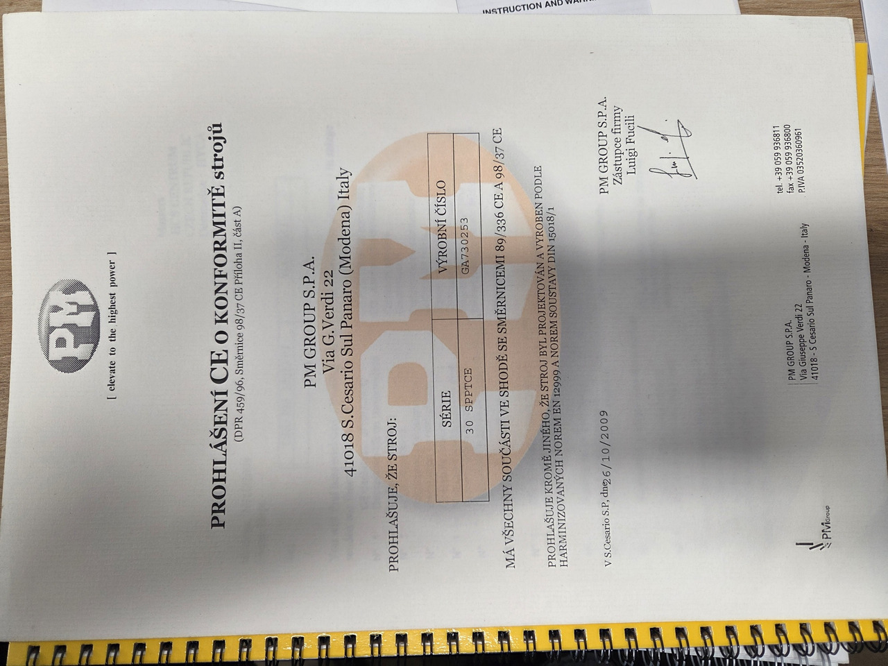 PM PM crane 30024 + cradio control - ونش كرين: صور 4 PM PM crane 30024 + cradio control - ونش كرين: صور 4