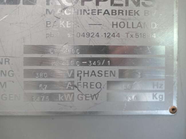 آلة الغذاء Koppens breading machine PR400C: صور 6
