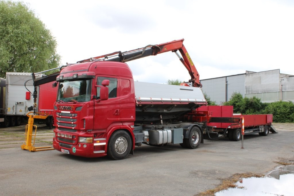 SCANIA R480 PALFINGER PK16000, EURO 5, CRANE FORKS - قلابات, شاحنة كرين: صور 4 SCANIA R480 PALFINGER PK16000, EURO 5, CRANE FORKS - قلابات, شاحنة كرين: صور 4