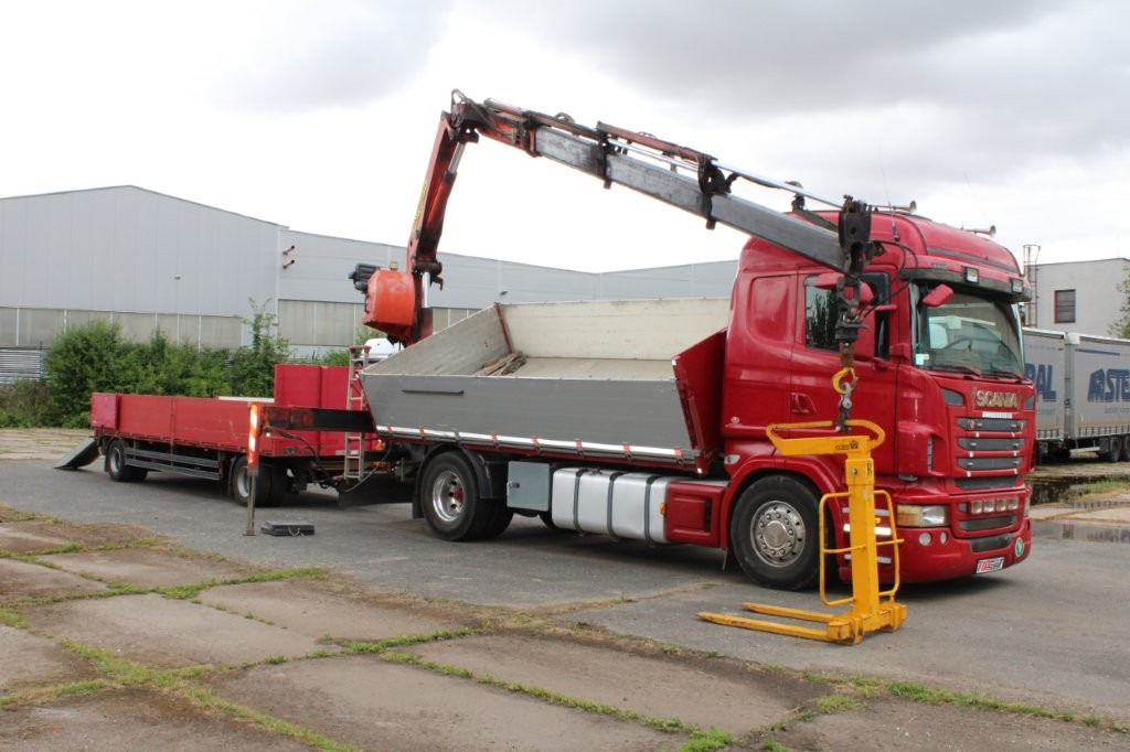 SCANIA R480 PALFINGER PK16000, EURO 5, CRANE FORKS - قلابات, شاحنة كرين: صور 2 SCANIA R480 PALFINGER PK16000, EURO 5, CRANE FORKS - قلابات, شاحنة كرين: صور 2