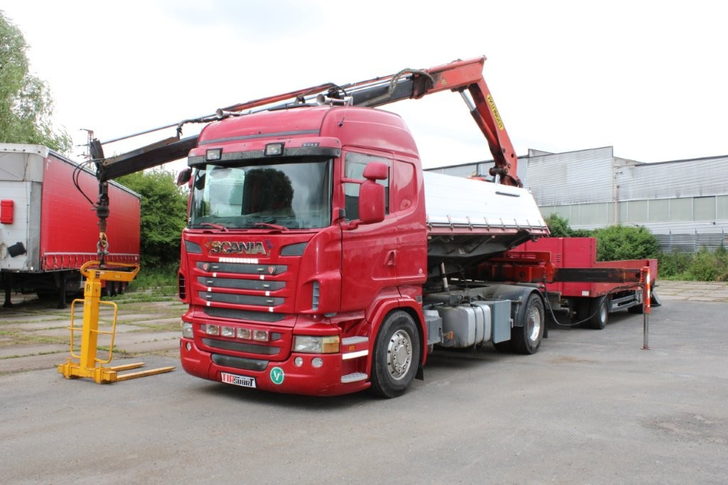 SCANIA R480 PALFINGER PK16000, EURO 5, CRANE FORKS - قلابات, شاحنة كرين: صور 3 SCANIA R480 PALFINGER PK16000, EURO 5, CRANE FORKS - قلابات, شاحنة كرين: صور 3