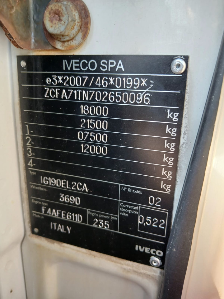 IVECO EUROCARGO 180-320 - شاحنة كرين, قلابات: صور 2 IVECO EUROCARGO 180-320 - شاحنة كرين, قلابات: صور 2