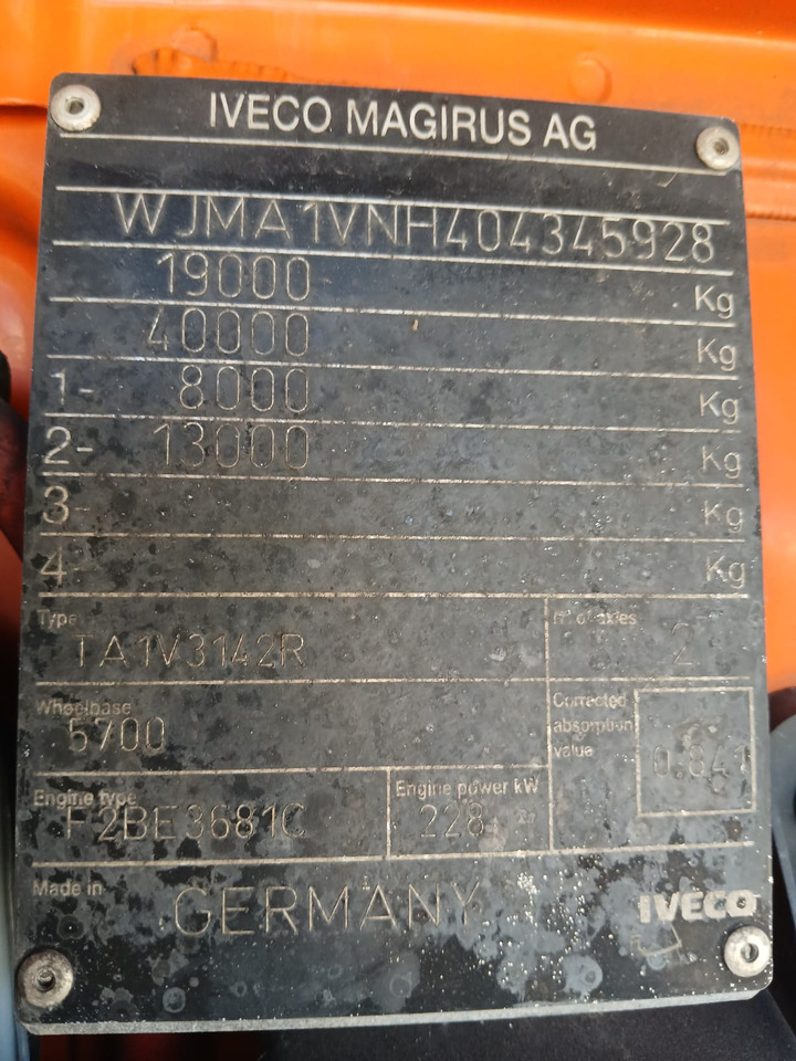 IVECO STRALIS 190S31 - شاحنة كرين: صور 2 IVECO STRALIS 190S31 - شاحنة كرين: صور 2