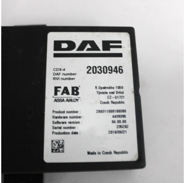 DAF XF106 CDS-4 Module 2030946 - كتلة التحكم - شاحنة: صور 2 DAF XF106 CDS-4 Module 2030946 - كتلة التحكم - شاحنة: صور 2