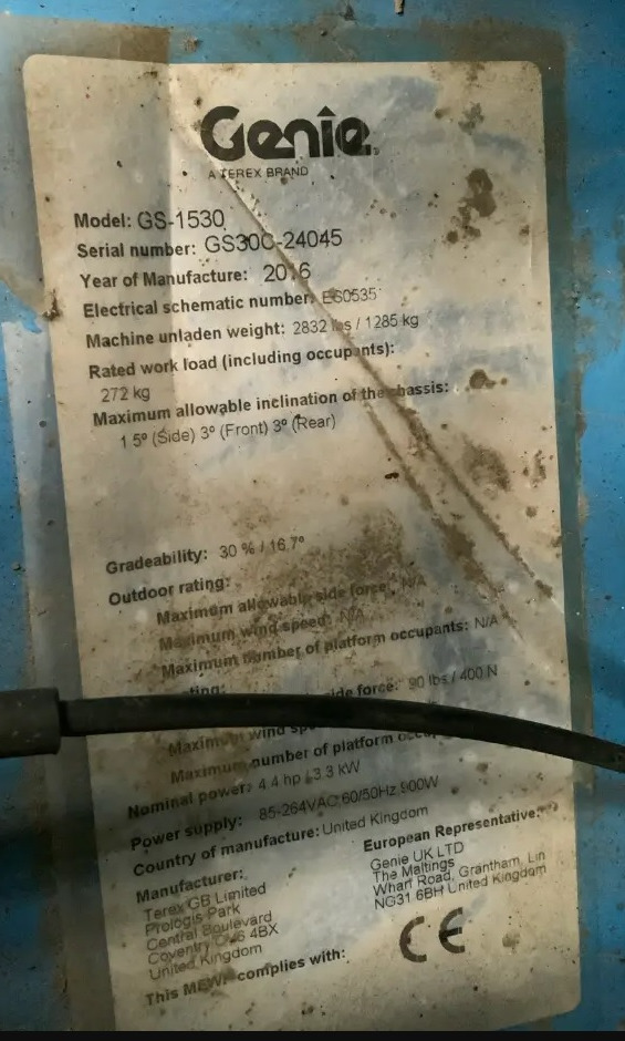 GENIE GS 1530 - رافعات مقصية: صور 5 GENIE GS 1530 - رافعات مقصية: صور 5