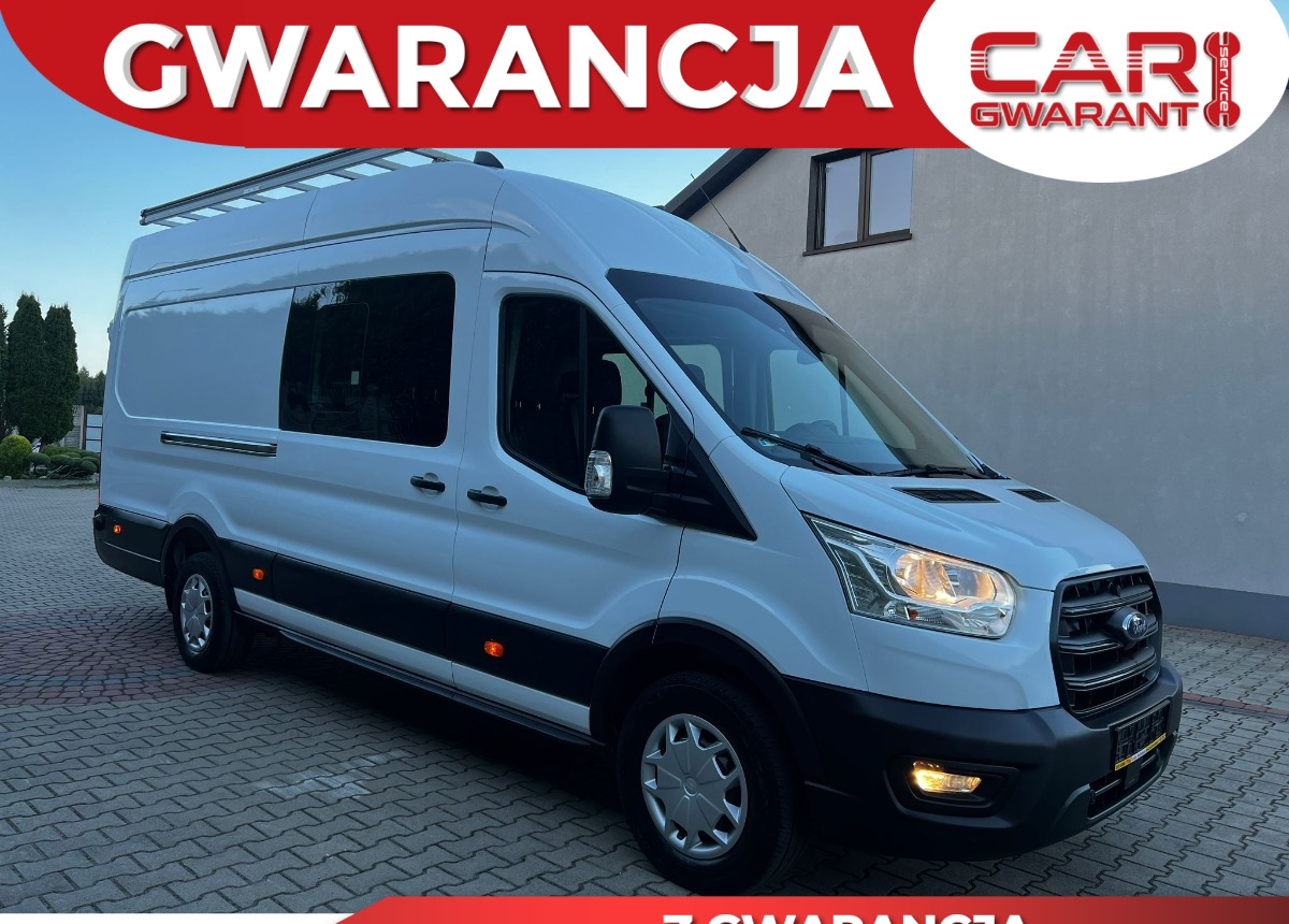 Ford Transit Brygadowy Maxi 6-osobowy 90tys. przebiegu Doka jak nowy - الشاحنات الصغيرة كابينة مزدوجة: صور 1 Ford Transit Brygadowy Maxi 6-osobowy 90tys. przebiegu Doka jak nowy - الشاحنات الصغيرة كابينة مزدوجة: صور 1