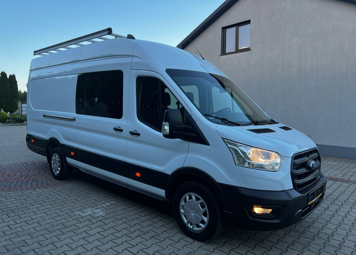 Ford Transit Brygadowy Maxi 6-osobowy 90tys. przebiegu Doka jak nowy - الشاحنات الصغيرة كابينة مزدوجة: صور 2 Ford Transit Brygadowy Maxi 6-osobowy 90tys. przebiegu Doka jak nowy - الشاحنات الصغيرة كابينة مزدوجة: صور 2