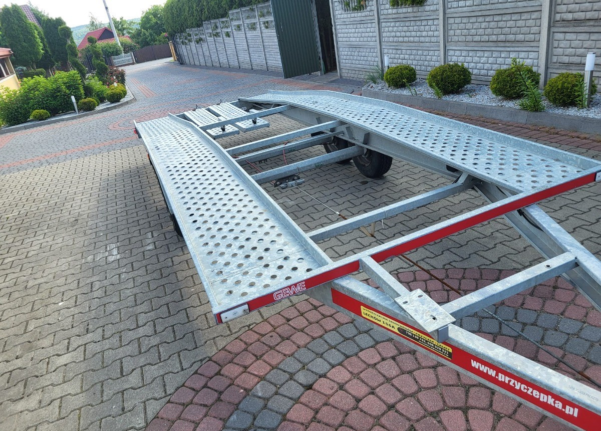 GEWE DMC 270kg długa 5m nowa nie używana Dmc Stan Idealny nowy - شاحنة نقل سيارات مقطورة: صور 2 GEWE DMC 270kg długa 5m nowa nie używana Dmc Stan Idealny nowy - شاحنة نقل سيارات مقطورة: صور 2