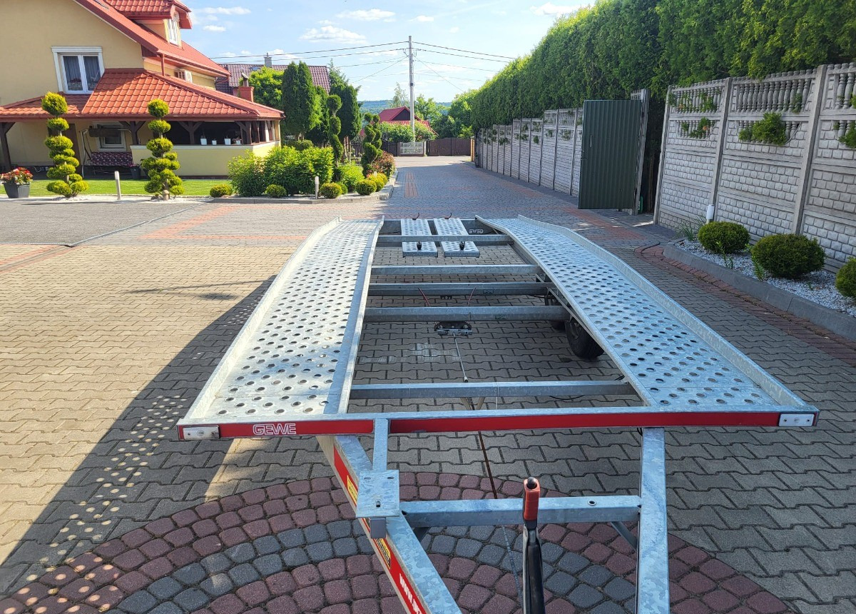 GEWE DMC 270kg długa 5m nowa nie używana Dmc Stan Idealny nowy - شاحنة نقل سيارات مقطورة: صور 5 GEWE DMC 270kg długa 5m nowa nie używana Dmc Stan Idealny nowy - شاحنة نقل سيارات مقطورة: صور 5