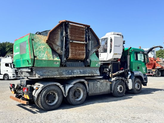 MAN TGS 35.540 8x4 mit Komptech-Zusatzeinheit - معدات الغابات, شاحنة: صور 3 MAN TGS 35.540 8x4 mit Komptech-Zusatzeinheit - معدات الغابات, شاحنة: صور 3