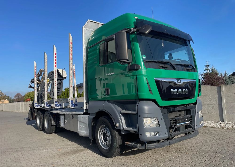 MAN TGX 26.500, 6x4, HDS EPSILOM M12Z, do transportu drewna. - شاحنة قطع الأشجار, شاحنة كرين: صور 3 MAN TGX 26.500, 6x4, HDS EPSILOM M12Z, do transportu drewna. - شاحنة قطع الأشجار, شاحنة كرين: صور 3