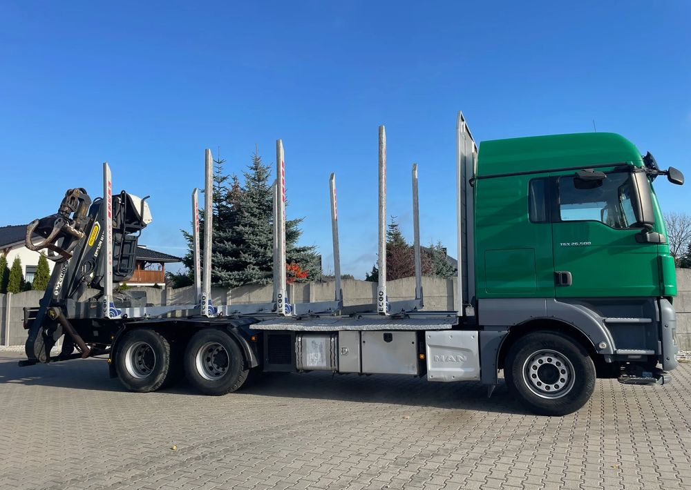 MAN TGX 26.500, 6x4, HDS EPSILOM M12Z, do transportu drewna. - شاحنة قطع الأشجار, شاحنة كرين: صور 4 MAN TGX 26.500, 6x4, HDS EPSILOM M12Z, do transportu drewna. - شاحنة قطع الأشجار, شاحنة كرين: صور 4