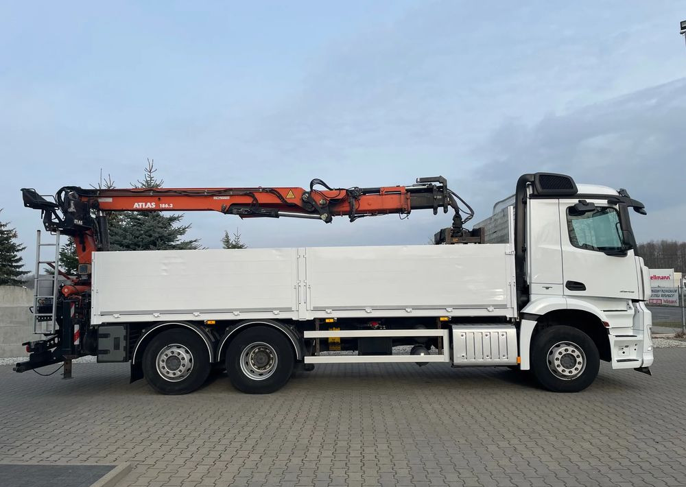 Mercedes-Benz Arocs 2545, HDS ATLAS 186.3 - PILOT - شاحنات مسطحة: صور 5 Mercedes-Benz Arocs 2545, HDS ATLAS 186.3 - PILOT - شاحنات مسطحة: صور 5