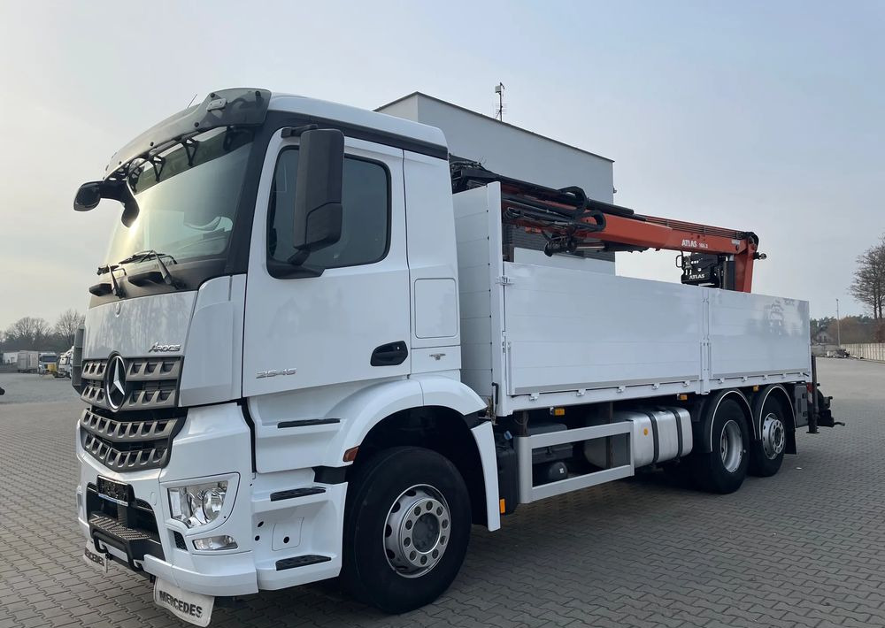 Mercedes-Benz Arocs 2545, HDS ATLAS 186.3 - PILOT - شاحنة كرين, شاحنات مسطحة: صور 2 Mercedes-Benz Arocs 2545, HDS ATLAS 186.3 - PILOT - شاحنة كرين, شاحنات مسطحة: صور 2