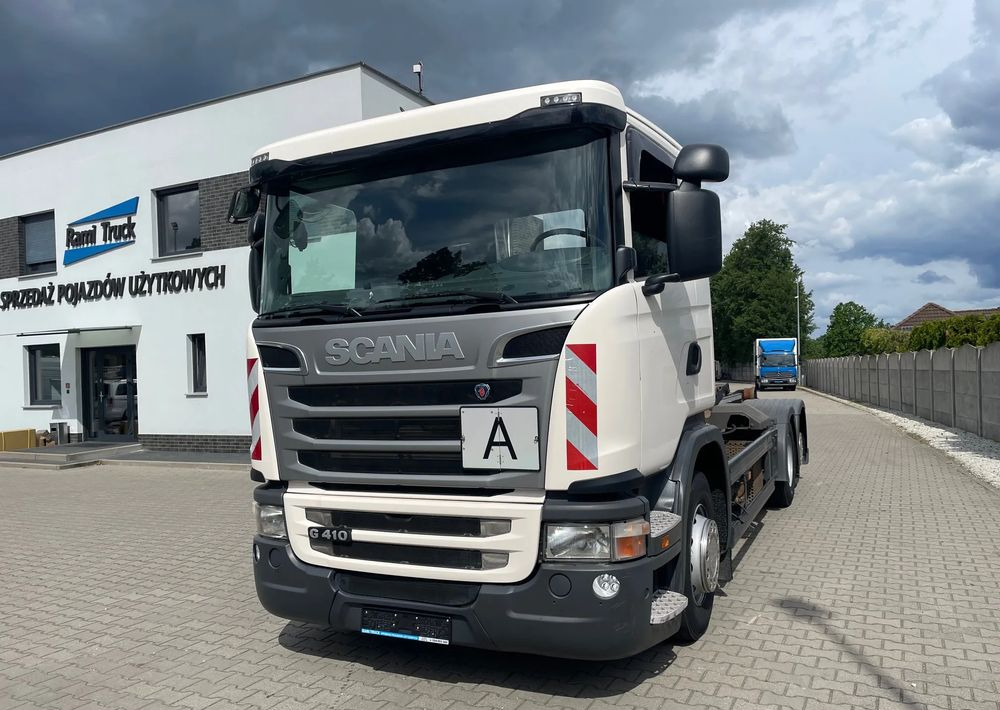 Scania R410 Hakowiec MEILLER RK20 65 - شاحنة ذات الخطاف: صور 1 Scania R410 Hakowiec MEILLER RK20 65 - شاحنة ذات الخطاف: صور 1