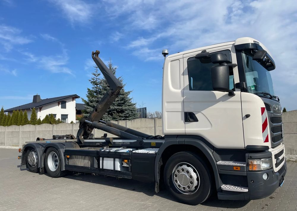 Scania R410 Hakowiec MEILLER RK20 65 - شاحنة ذات الخطاف: صور 4 Scania R410 Hakowiec MEILLER RK20 65 - شاحنة ذات الخطاف: صور 4