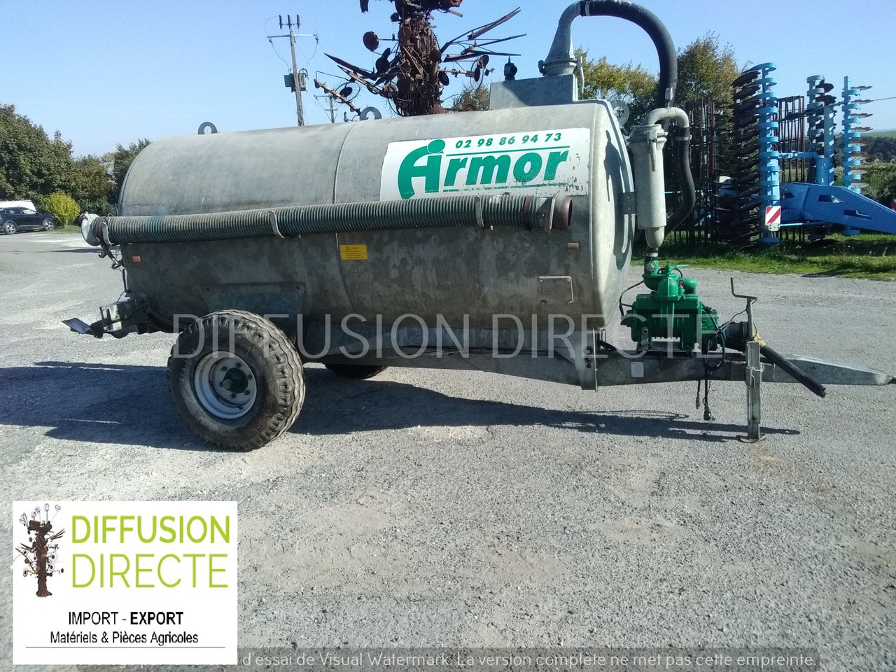 ARMOR TONNE A LISIER AXR 6.8 - صهريج السماد السائل: صور 1 ARMOR TONNE A LISIER AXR 6.8 - صهريج السماد السائل: صور 1