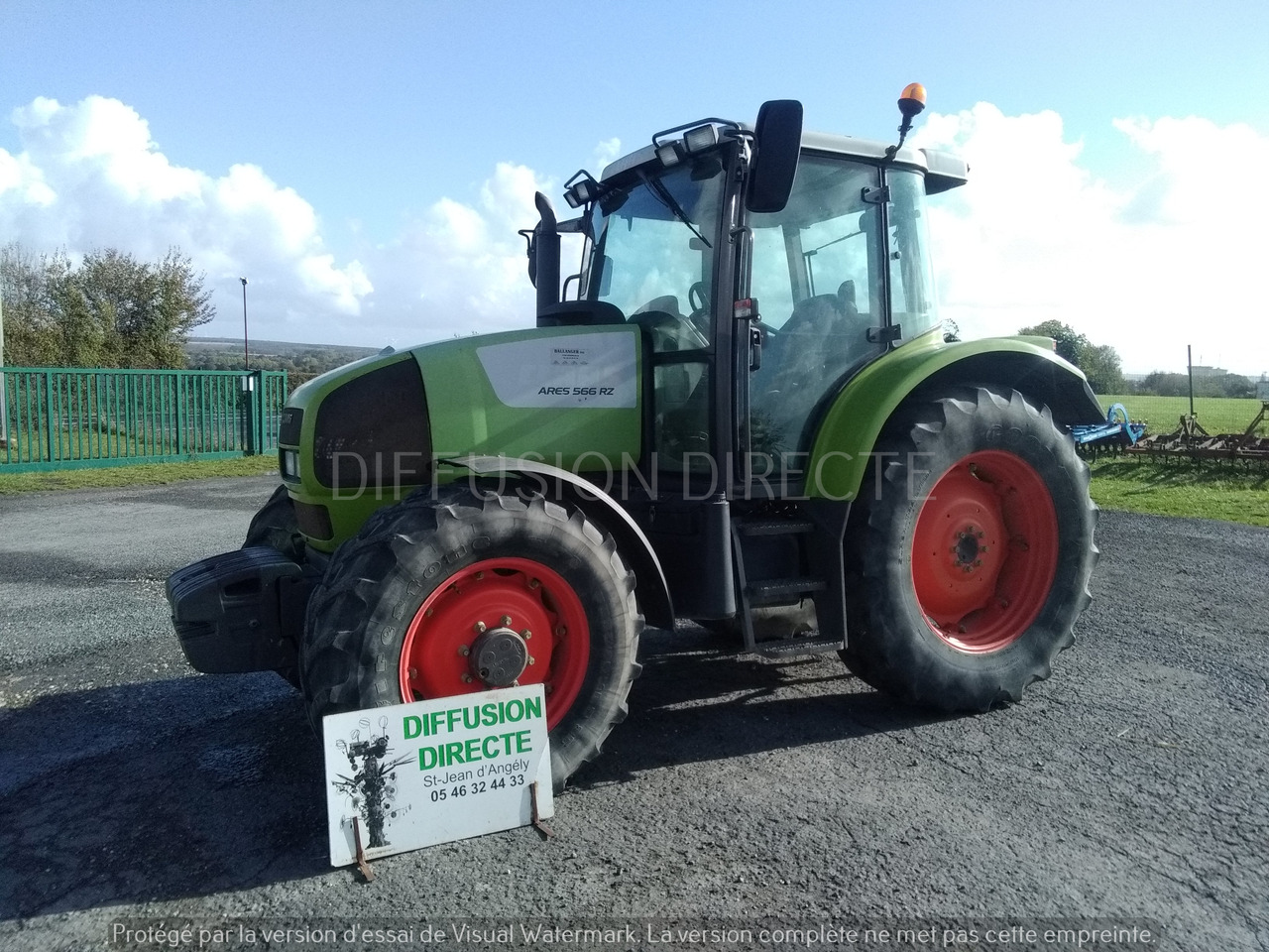 CLAAS TRACTEUR AGRICOLE ARES 566 RZ - جرار: صور 1 CLAAS TRACTEUR AGRICOLE ARES 566 RZ - جرار: صور 1