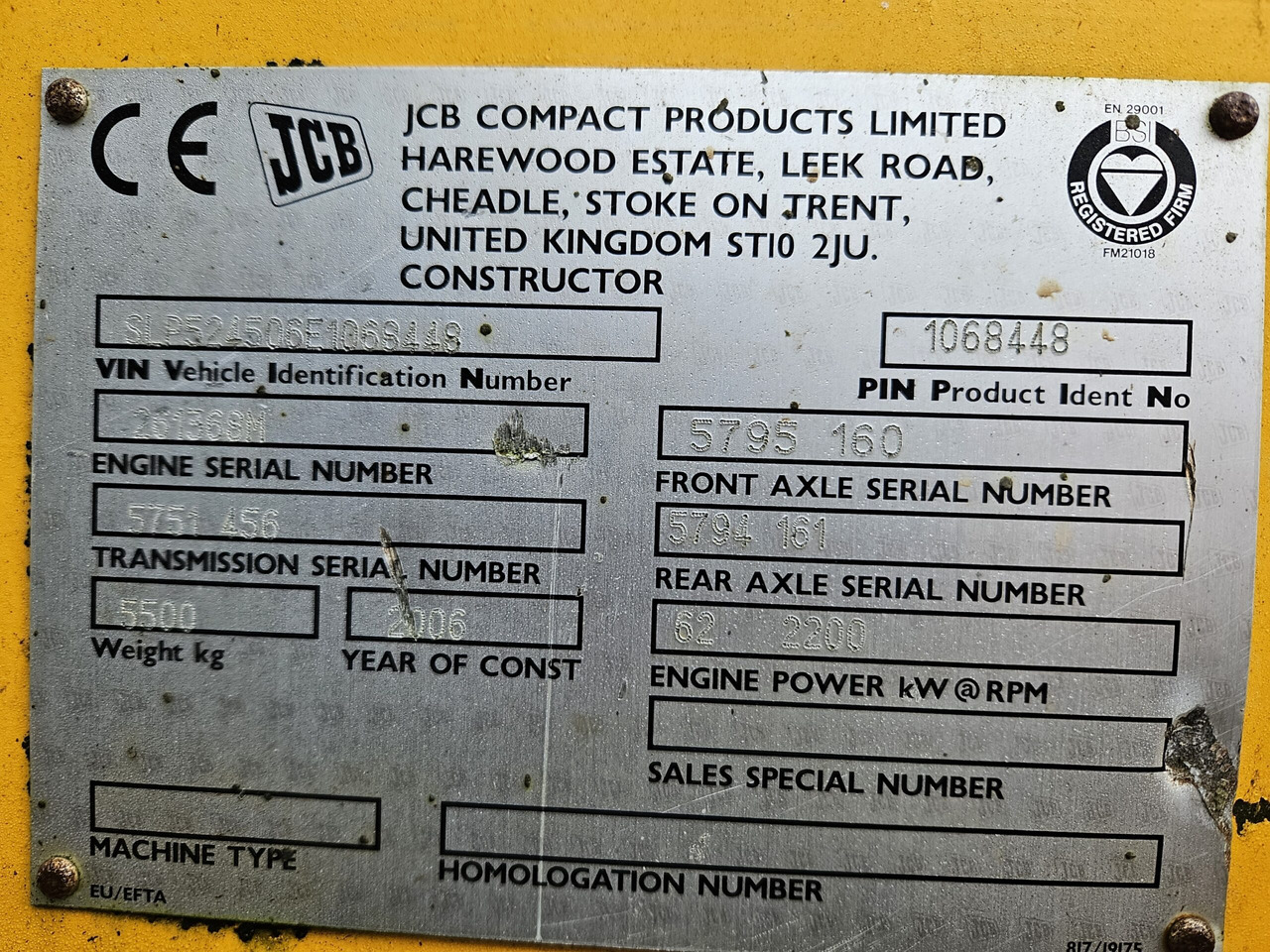 رافعة تلسكوبية 2006 JCB 524-50 Telescopic: صور 11