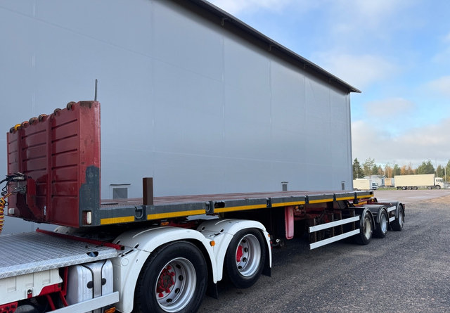 GT-Trailer 3-akselinen paripyörä B-linkki - نصف مقطورة مسطحة: صور 1 GT-Trailer 3-akselinen paripyörä B-linkki - نصف مقطورة مسطحة: صور 1