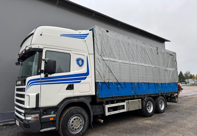 ScaniaScania 144G 6x2 - بصندوق مغلق شاحنة, شاحنة كرين: صور 2 ScaniaScania 144G 6x2 - بصندوق مغلق شاحنة, شاحنة كرين: صور 2