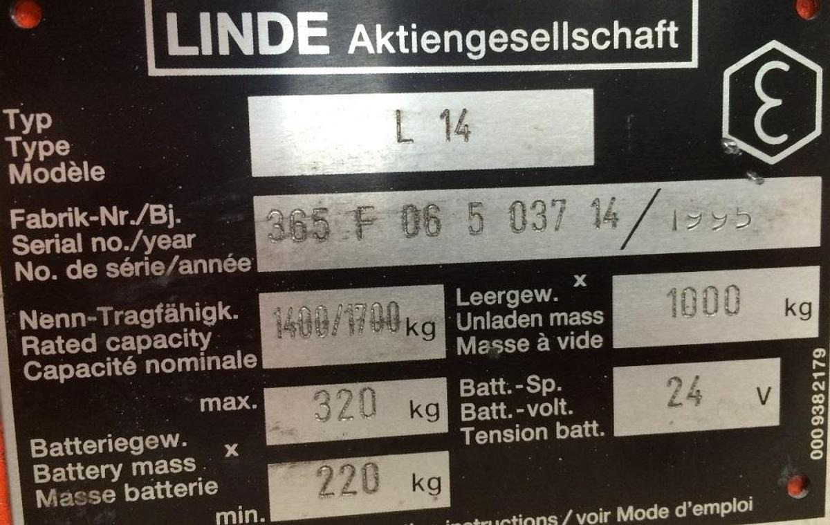 Hochhubwagen LINDE - أخرى: صور 5 Hochhubwagen LINDE - أخرى: صور 5