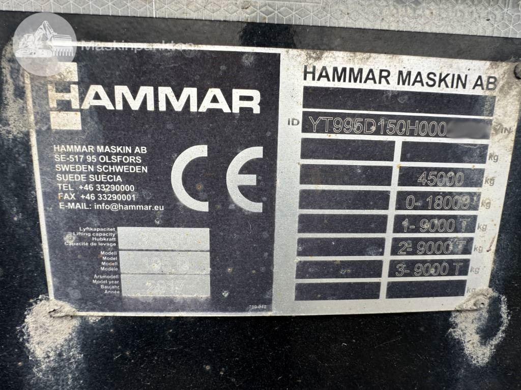 تأجير Hammar 195 D  Hammar 195 D: صور 12