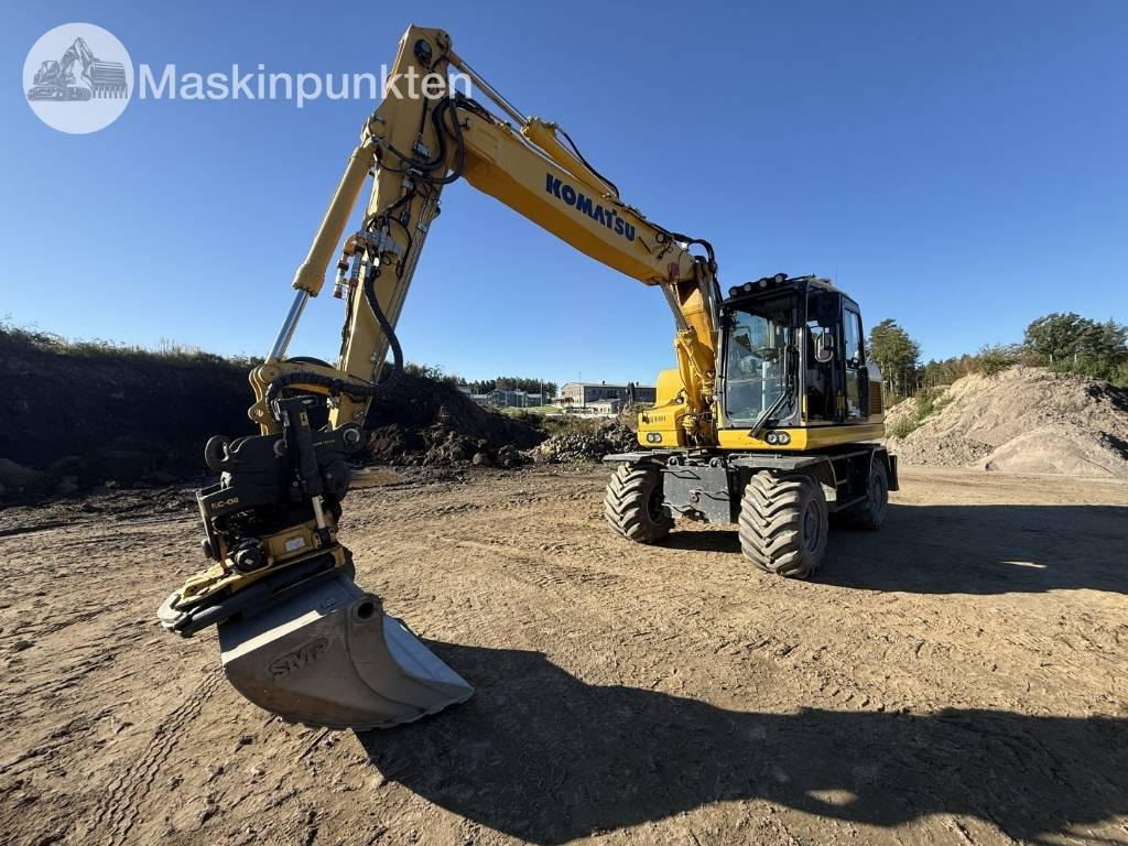 Komatsu PW 160 - حفارة على عجلات: صور 1 Komatsu PW 160 - حفارة على عجلات: صور 1