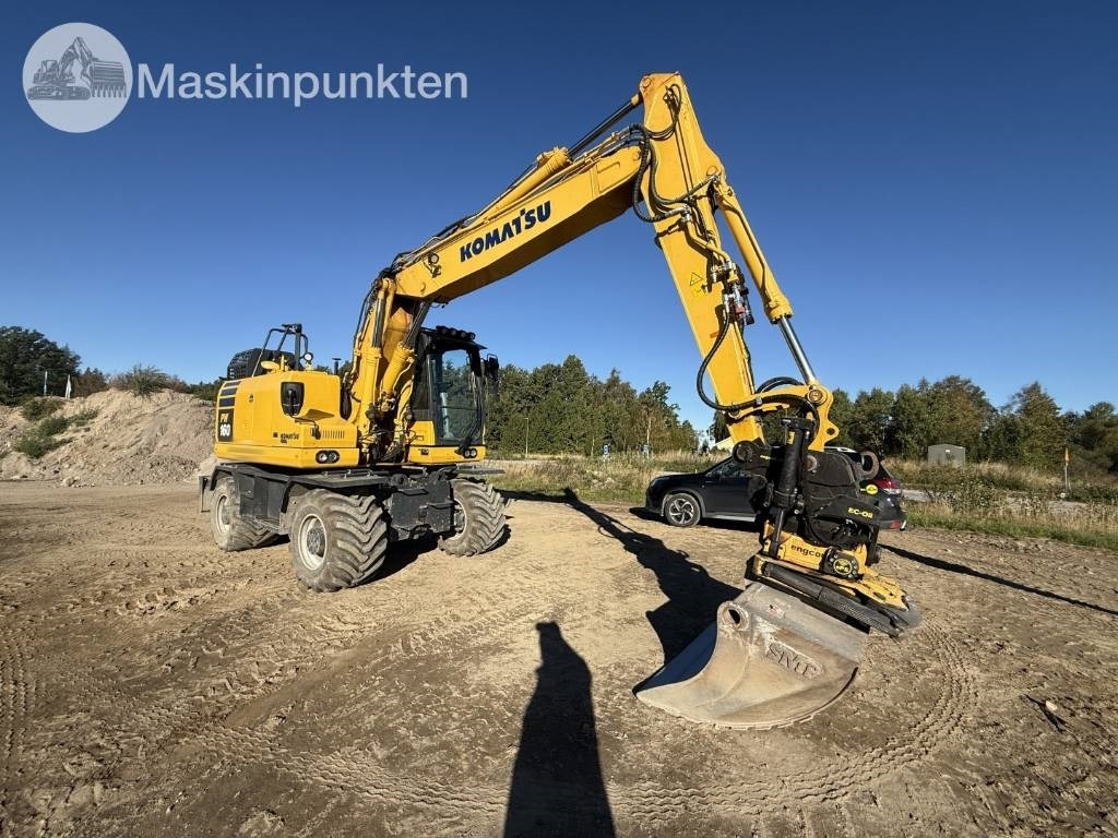 Komatsu PW 160 - حفارة على عجلات: صور 3 Komatsu PW 160 - حفارة على عجلات: صور 3