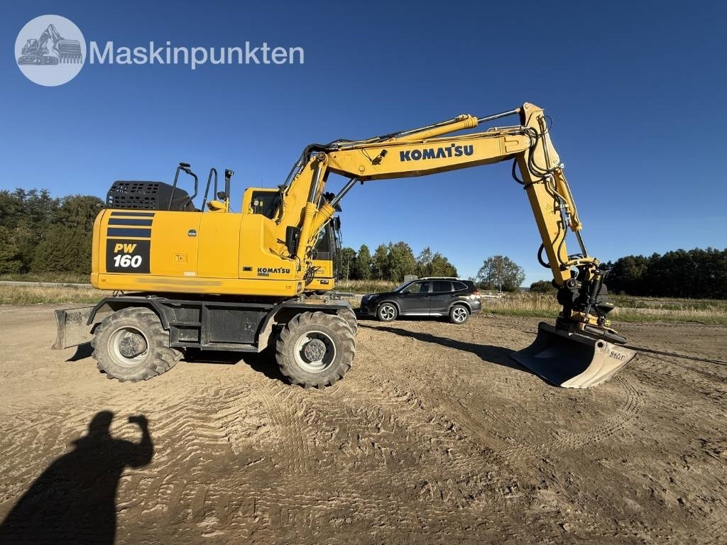 Komatsu PW 160 - حفارة على عجلات: صور 4 Komatsu PW 160 - حفارة على عجلات: صور 4