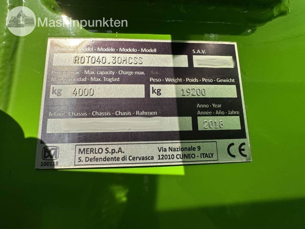 رافعة تلسكوبية Merlo Roto40.30 MCSS: صور 10 رافعة تلسكوبية Merlo Roto40.30 MCSS: صور 10