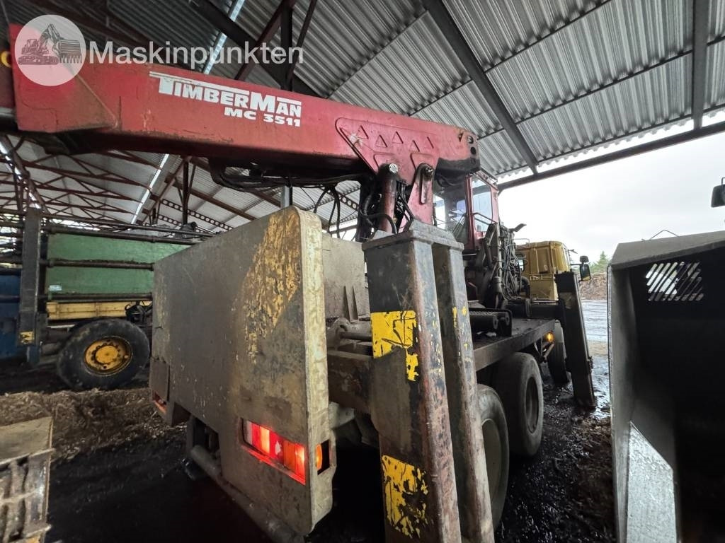 شاحنة قطع الأشجار Scania P 124 G med Timberman: صور 6