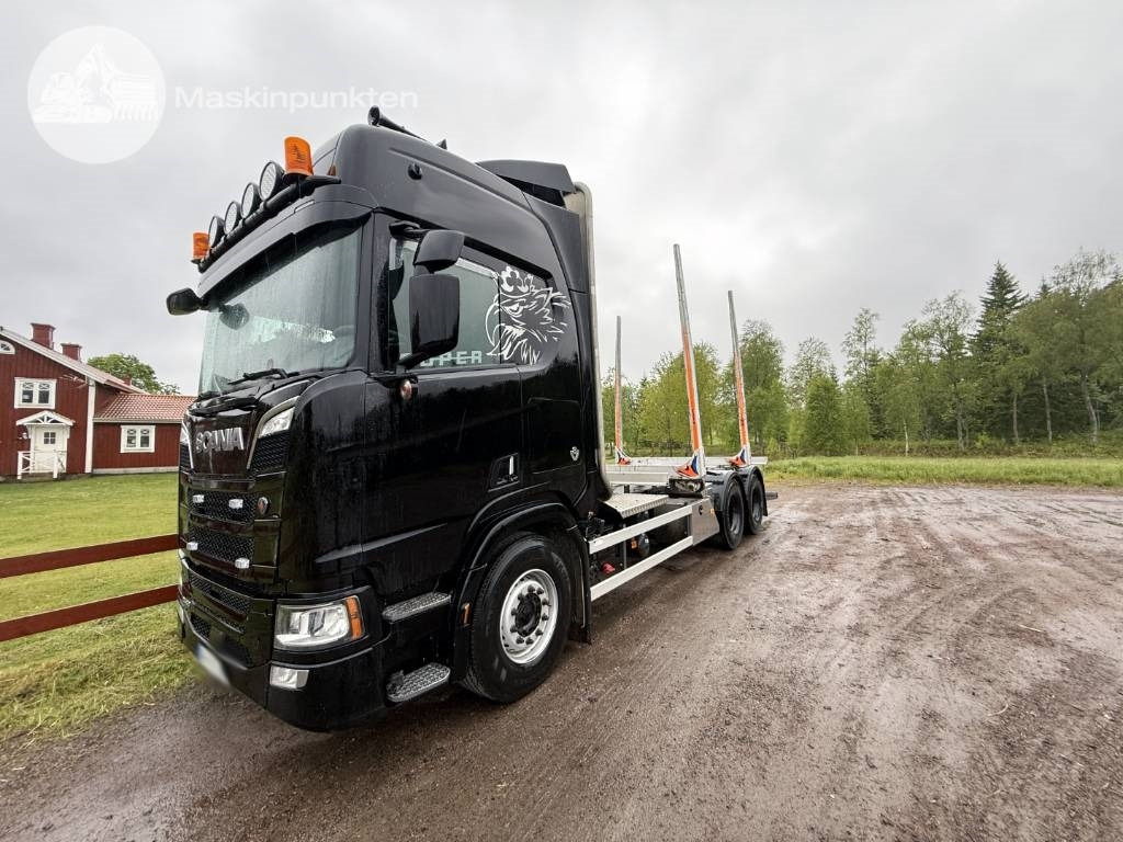 Scania R 580 - شاحنة قطع الأشجار: صور 1 Scania R 580 - شاحنة قطع الأشجار: صور 1