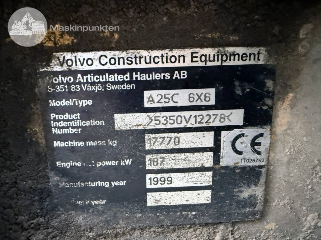 شاحنة مفصلية Volvo A 25 C: صور 32