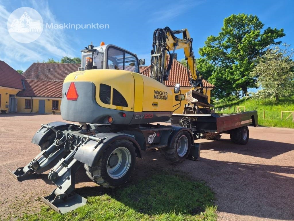 Wacker Neuson EW 100 med vagn - حفارة على عجلات: صور 5 Wacker Neuson EW 100 med vagn - حفارة على عجلات: صور 5