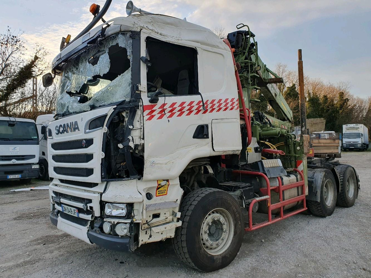 شاحنة جرار SCANIA R 580 FOREST GRUE: صور 9