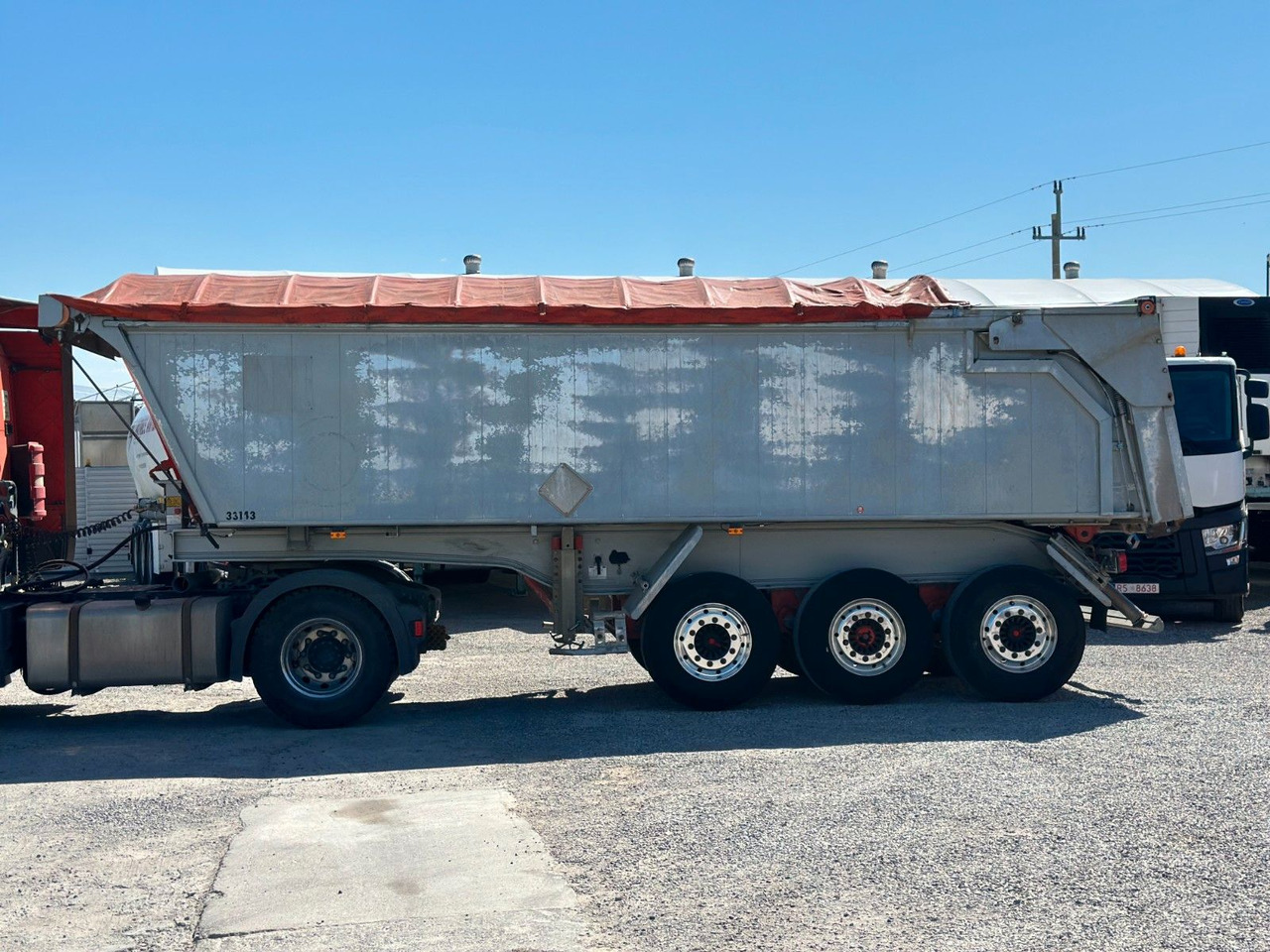 Benalu 25 m3 AXLE SAF HYDRAULIC BOARD - قلابة نصف مقطورة: صور 3 Benalu 25 m3 AXLE SAF HYDRAULIC BOARD - قلابة نصف مقطورة: صور 3