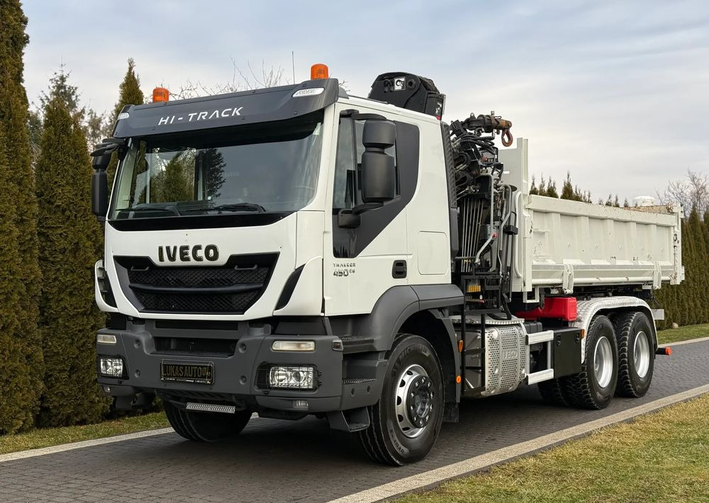 Iveco TRAKKER 450 6X4 PODWÓJNA HYDRO-BURTA HIAB 104 - شاحنة كرين, قلابات: صور 5 Iveco TRAKKER 450 6X4 PODWÓJNA HYDRO-BURTA HIAB 104 - شاحنة كرين, قلابات: صور 5